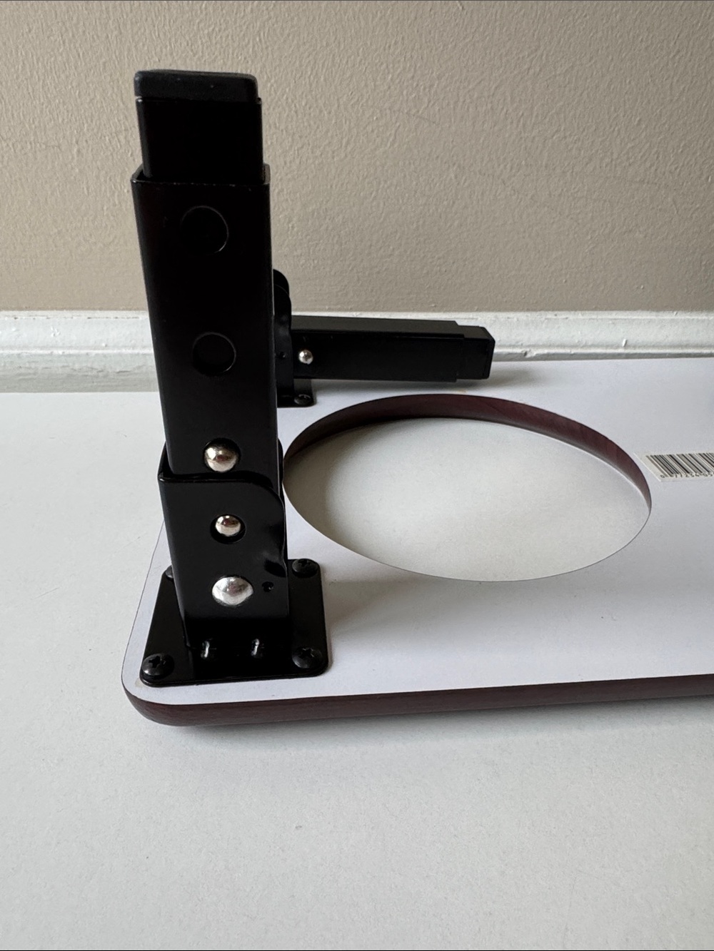 SPOT Posture Pro Stainless Steel Adjustable Wood Grain Double Cup Holder Insert - Picture 12 of 15